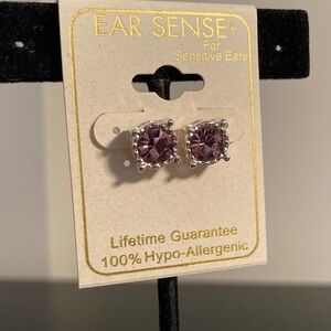 Purple Stud Earrings